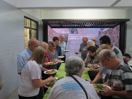 Retiro do Abraço - Brasília: Primeiro dia - Jantar
