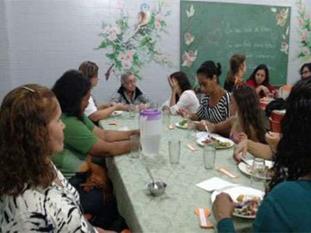 Retiro do Abraço - Brasília: Primeiro dia - Jantar