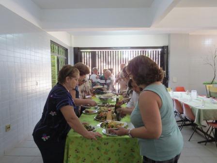 Retiro do Abraço - Brasília: Segundo dia - almoço 
