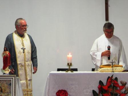 2019-BSB-Retiro Nacional : 250519 - Santa Missa com Frei Olivar e Pe Enrique Bikesbakker, ortodoxo - argentino