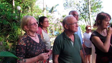 Encontro Anual da Comissão Organizadora em Florianópolis - SC, de 13 a 16/02/2020 : 13-02-2020 - oração do terço aos pés de Nossa Senhora de Fátima