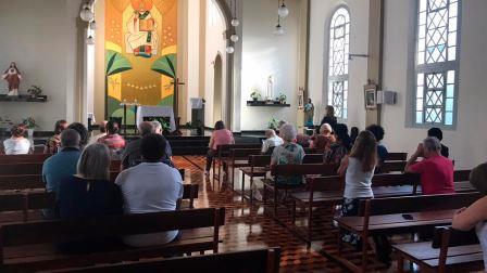 Encontro Anual da Comissão Organizadora em Florianópolis - SC, de 13 a 16/02/2020 : 14-02-2020 - manhã - oração do terço ortodoxo