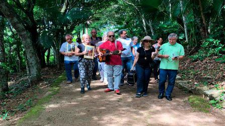 Encontro Anual da Comissão Organizadora em Florianópolis - SC, de 13 a 16/02/2020 : 15-02-2020 - Via Sacra