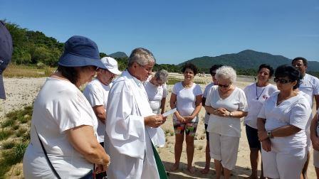 Encontro Anual da Comissão Organizadora em Florianópolis - SC, de 13 a 16/02/2020 : 15-02-2020 - renovação das promessas de batismo