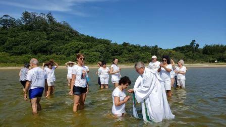 Encontro Anual da Comissão Organizadora em Florianópolis - SC, de 13 a 16/02/2020 : 15-02-2020 - renovação das promessas de batismo