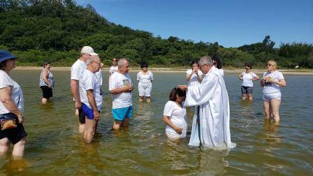 Encontro Anual da Comissão Organizadora em Florianópolis - SC, de 13 a 16/02/2020 : 15-02-2020 - renovação das promessas de batismo