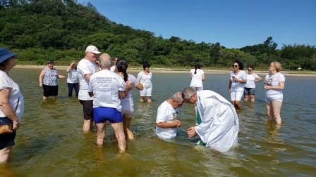 Encontro Anual da Comissão Organizadora em Florianópolis - SC, de 13 a 16/02/2020 : 15-02-2020 - renovação das promessas de batismo