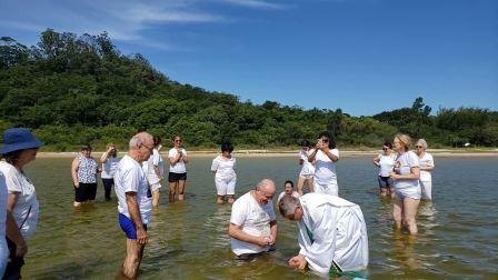 Encontro Anual da Comissão Organizadora em Florianópolis - SC, de 13 a 16/02/2020 : 15-02-2020 - renovação das promessas de batismo