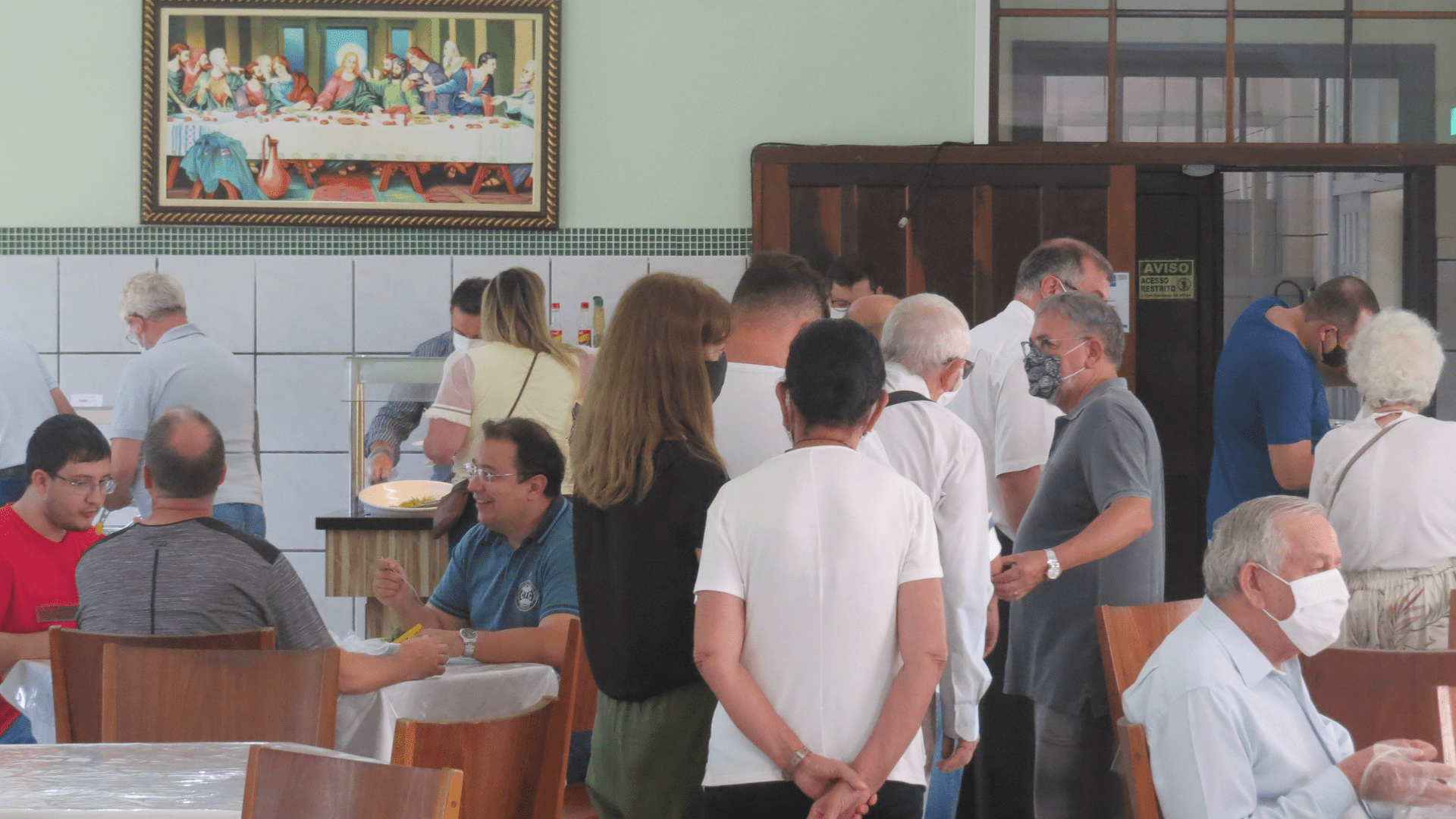 14 Retiro Nacional - Florianópolis - SC : Almoço.