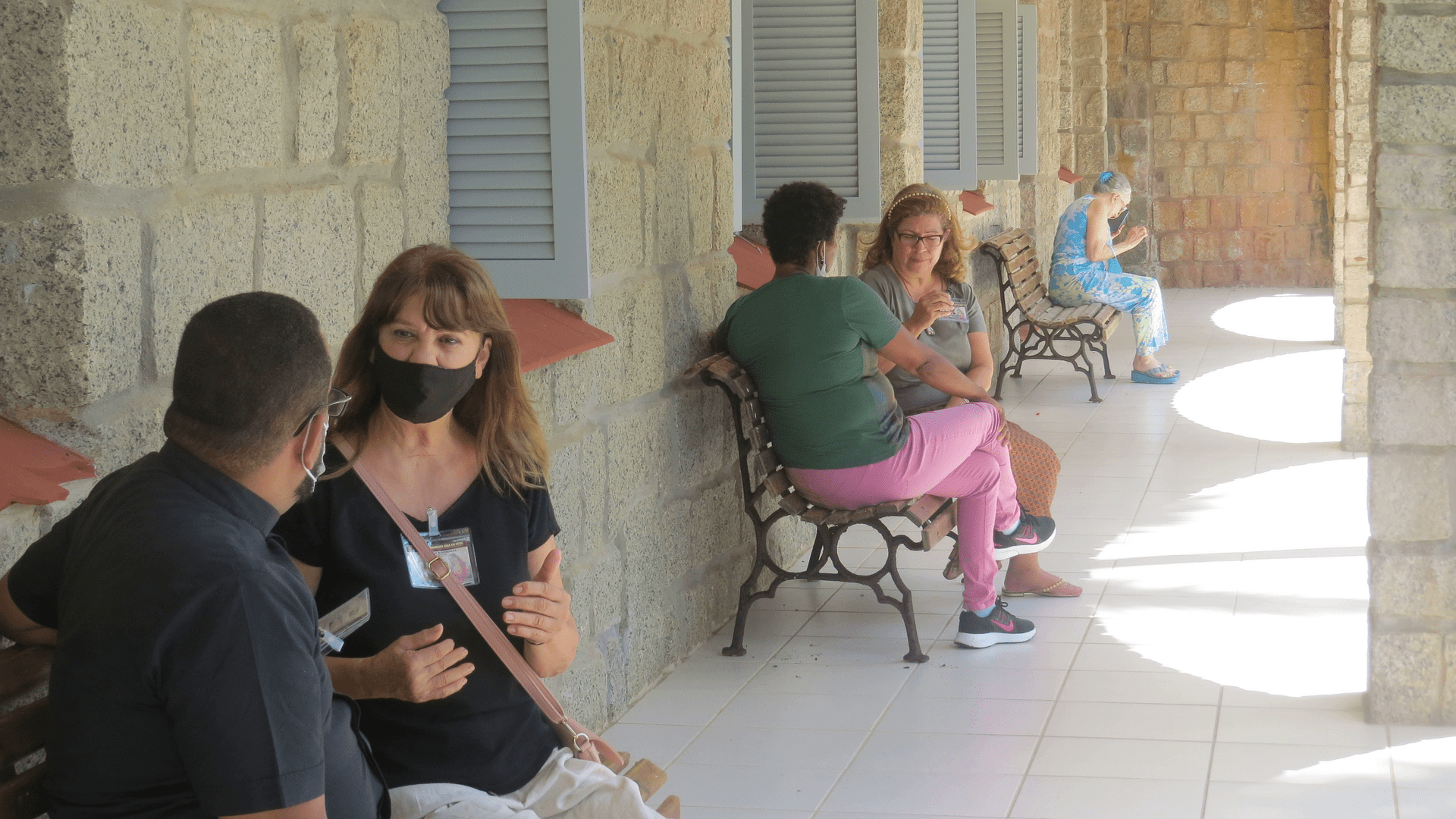 14 Retiro Nacional - Florianópolis - SC : Intervalo das atividades - saboreando um café.