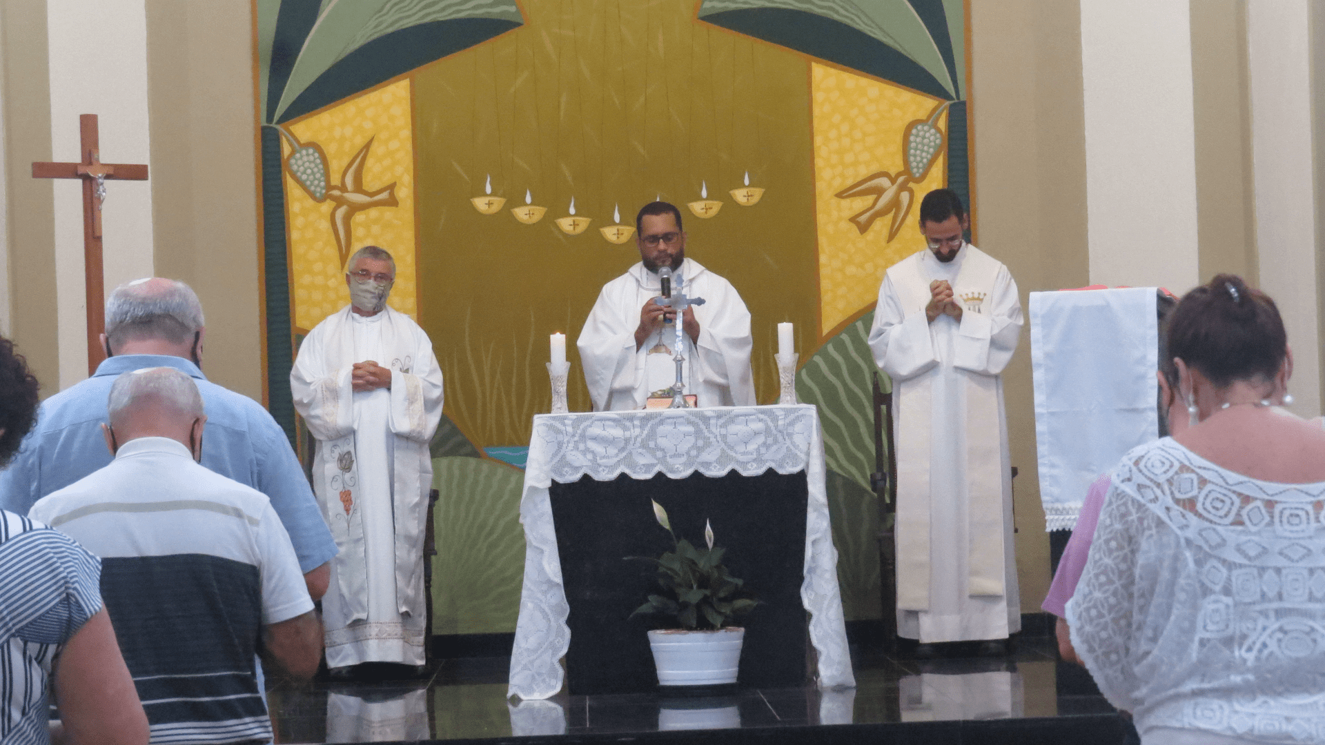 14 Retiro Nacional - Florianópolis - SC : Missa para apresentação e envio da Nova Comissão Organizadora.