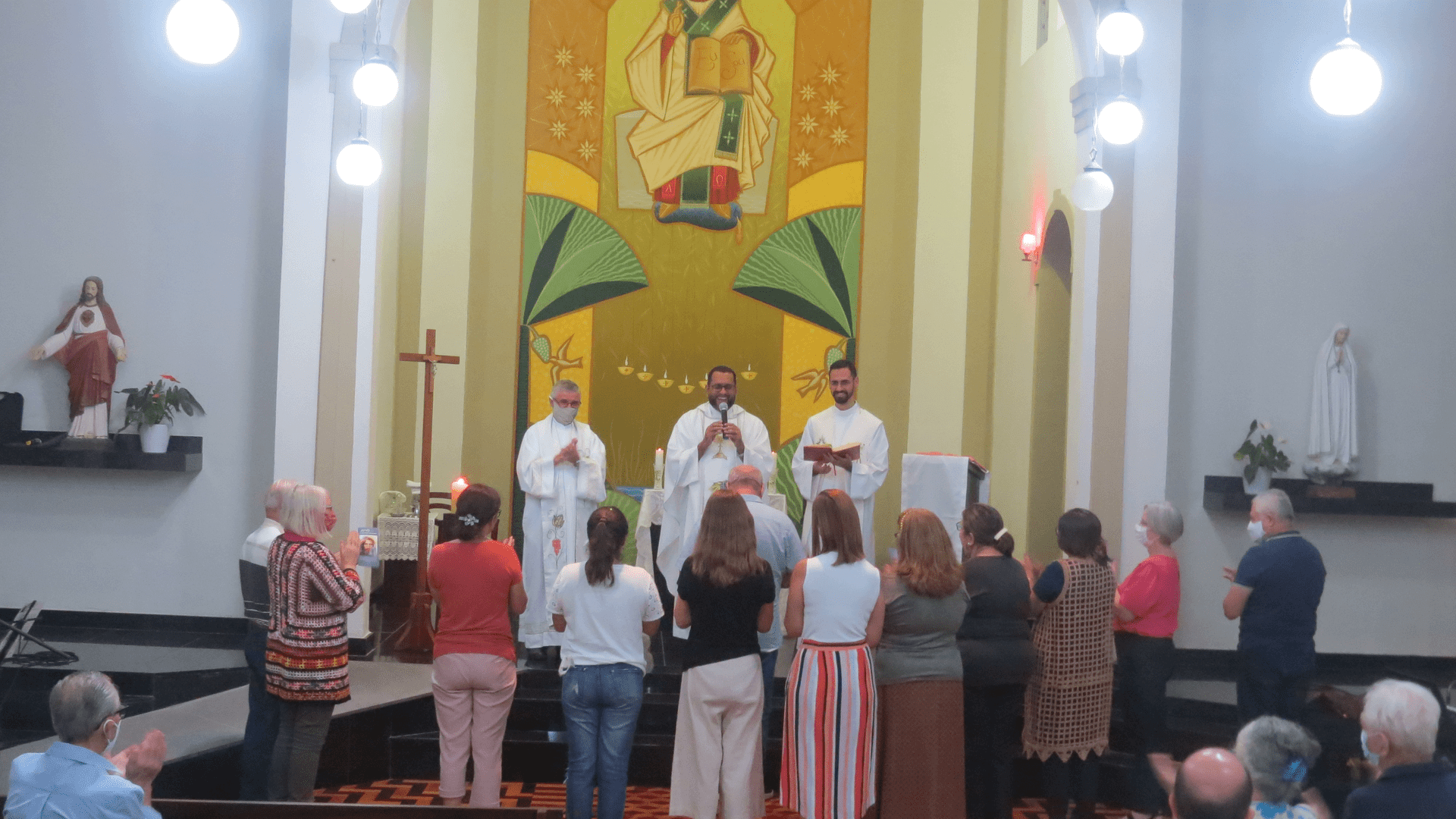 14 Retiro Nacional - Florianópolis - SC : Apresentação e imposição de mãos nos membros da nova Comissão Organizadora.