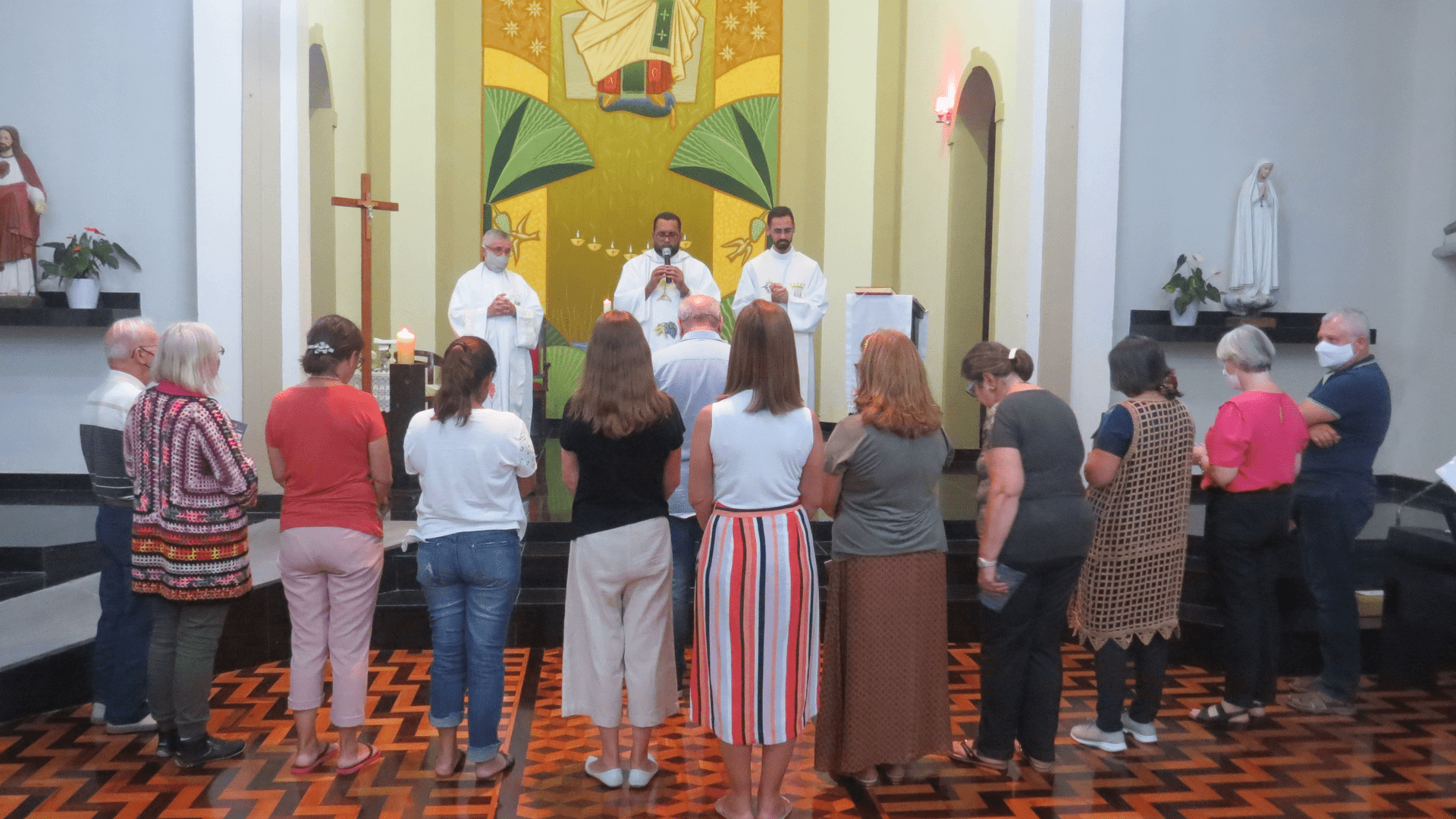 14 Retiro Nacional - Florianópolis - SC : Oração para os novos membros da Comissão Organizadora.