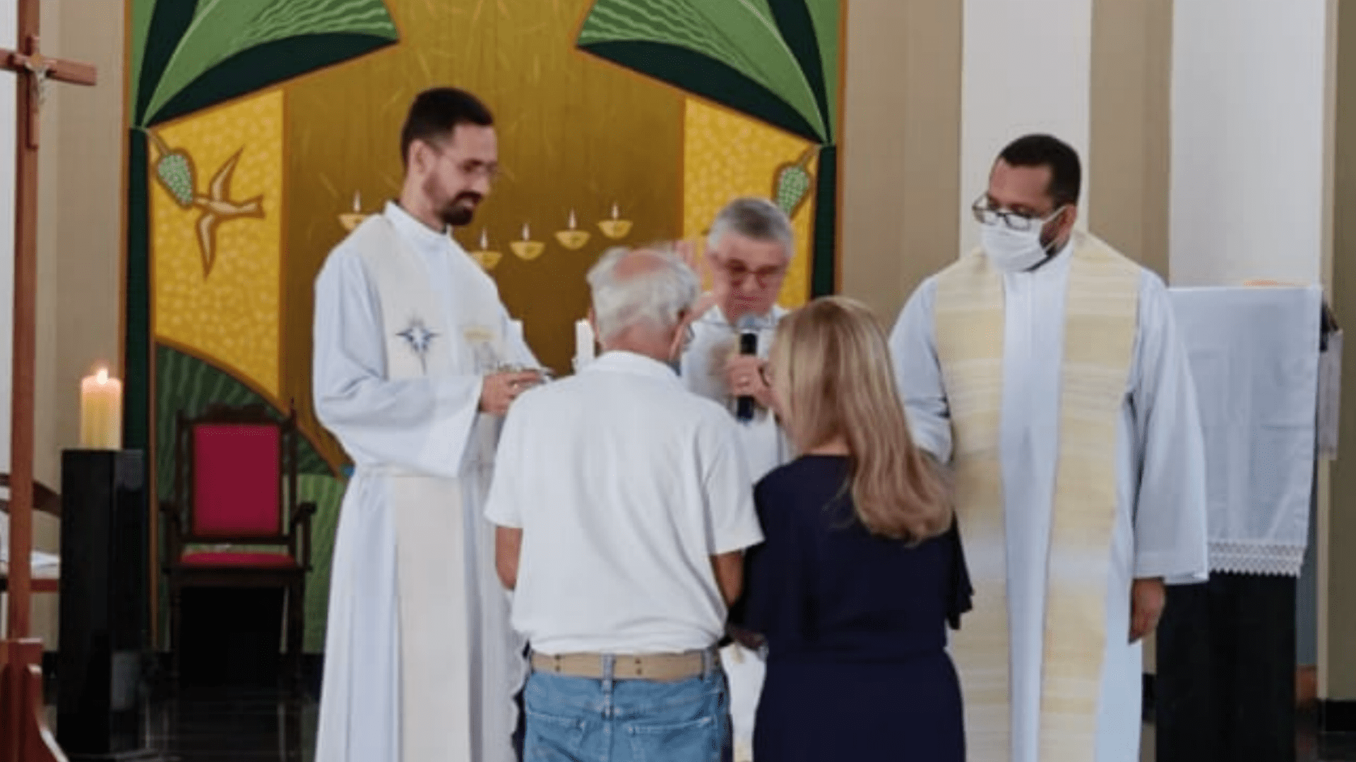 14 Retiro Nacional - Florianópolis - SC : Missa de encerramento e envio - comemoração dos 35 de casamento de Cristina e Omar.