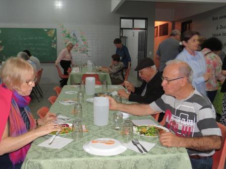 Retiro do Abraço - Brasília: Primeiro dia - Jantar