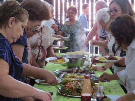 Retiro do Abraço - Brasília: Segundo dia - almoço