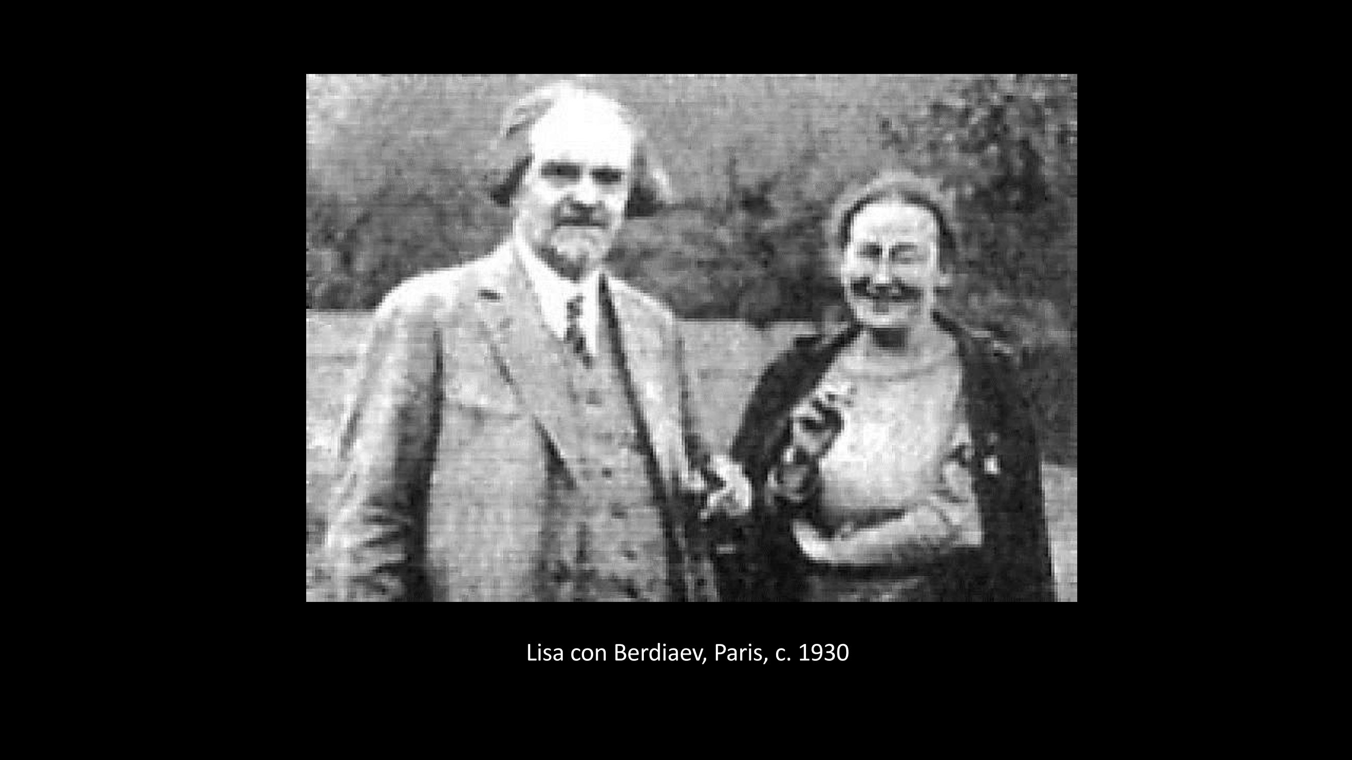 [39] Lisa com Berdiaev, Paris, 1930